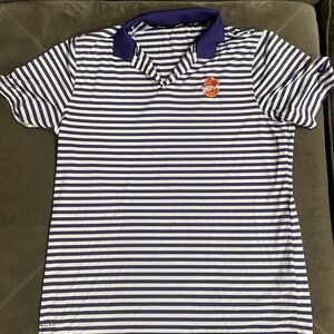 Nike Clemson Striped Polo